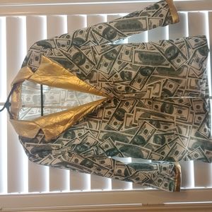 Money Coat Costume Kids (Used)Med One Size Fits Most